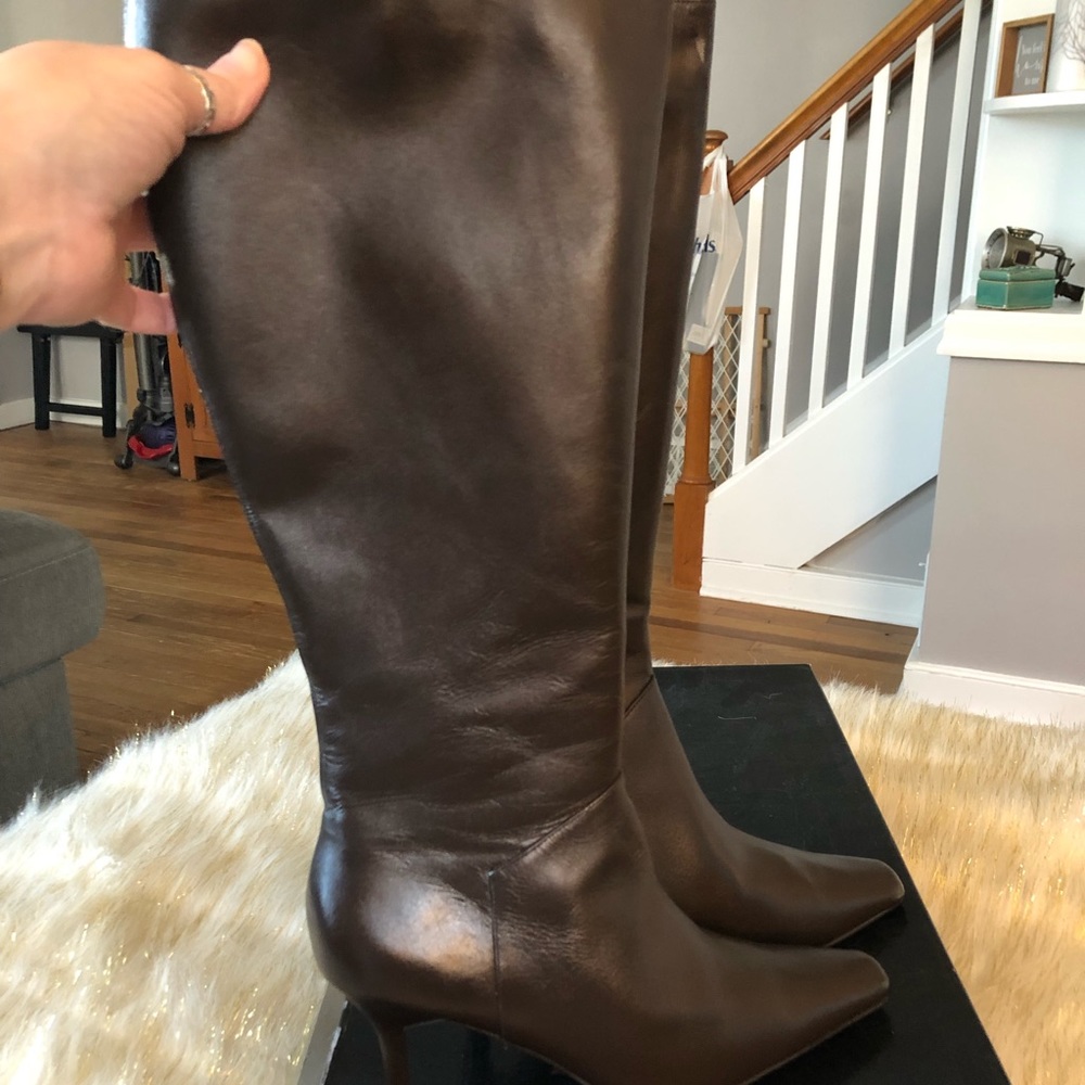 NIB Colin Stuart brown boot 8m